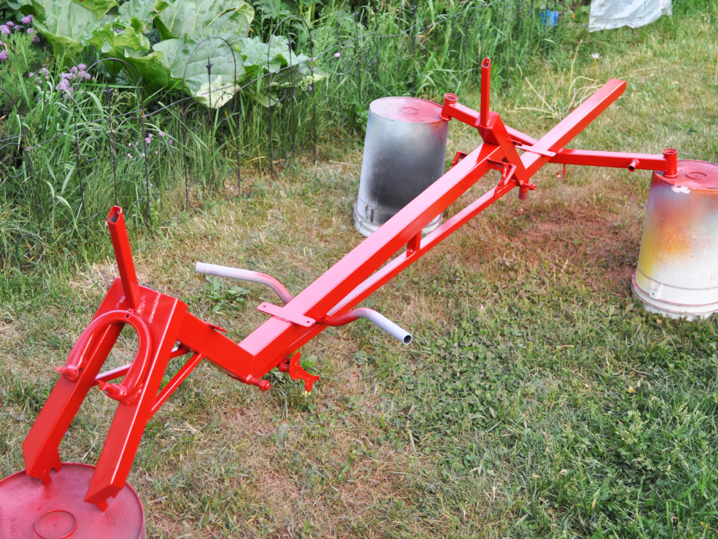 Viking Tandem Trike - frame painting